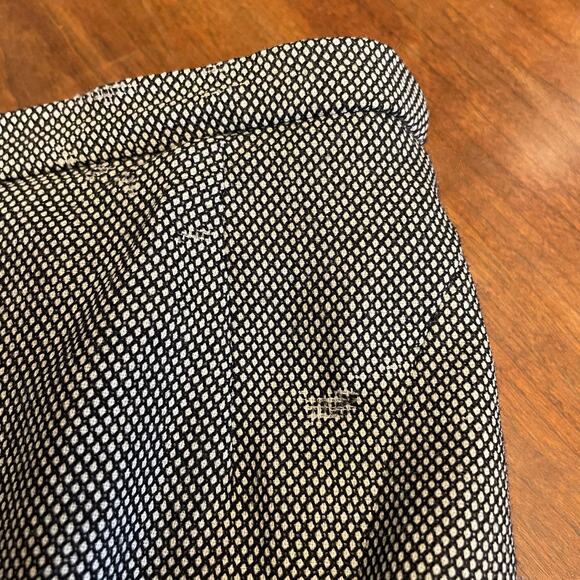 Ashley Fogel Wool Blend Midi Skirt Size 10 Micro Dot Classic Professional - Picture 7 of 7